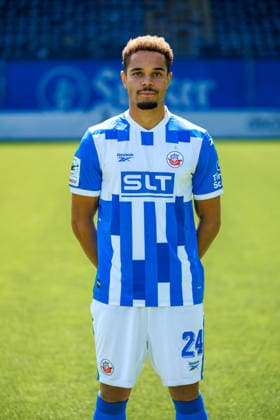 Dario Gebuhr ; FC Hansa Rostock ; 3.Liga, Porträttermin 2026 2027 Rostock Ostseestadion Mecklenburg - Vorpommern Deutschland *** Dario Gebuhr, FC Hansa Rostock, 3. Liga, Profile Session 2026–2027, Rostock Ostseestadion, Mecklenburg-Western Pomerania, Germany