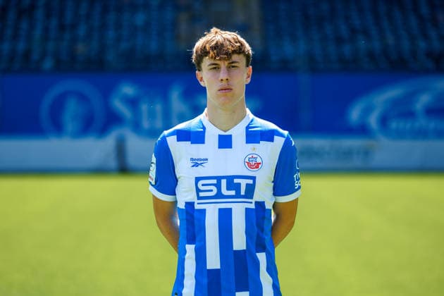 Yannick Michaelis ; FC Hansa Rostock ; 3.Liga, Porträttermin 2026 2027 Rostock Ostseestadion Mecklenburg - Vorpommern Deutschland *** Yannick Michaelis, FC Hansa Rostock, 3. Liga, Profile Session 2026–2027, Rostock Ostseestadion, Mecklenburg-Western Pomerania, Germany