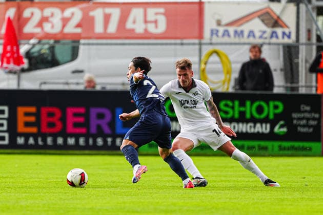 Koji Miyoshi (VfL Bochum, 23), Josh Tymon (Swansea City, 14) AUT, VfL Bochum vs. Swansea City, Fussball, Testspiel, Saison 2026 2027, 21.07.2026 AUT, VfL Bochum vs. Swansea City, Fussball, Testspiel, Saison 2026 2027, 21.07.2026 Mittersill *** Koji Miyoshi, VfL Bochum, 23; Josh Tymon, Swansea City, 14 (AUT); VfL Bochum vs. Swansea City, Soccer, Friendly, 2026–2027 Season, July 21, 2026, AUT, VfL Bochum vs. Swansea City, soccer, friendly match, 2026–2027 season, July 21, 2026, Mittersill Copyright: xEibner-Pressefoto MarcelxvonxFehrnx EP_MFN