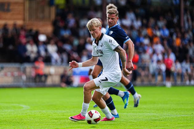 Melker Widell (Swansea City, 07) AUT, VfL Bochum vs. Swansea City, Fussball, Testspiel, Saison 2026 2027, 21.07.2026 AUT, VfL Bochum vs. Swansea City, Fussball, Testspiel, Saison 2026 2027, 21.07.2026 Mittersill *** Melker Widell, Swansea City, July 7, 2026, VfL Bochum vs. Swansea City, Soccer, Friendly, 2026–2027 Season, July 21, 2026, Austria, VfL Bochum vs. Swansea City, Soccer, Friendly, 2026–2027 Season, July 21, 2026, Mittersill Copyright: xEibner-Pressefoto MarcelxvonxFehrnx EP_MFN