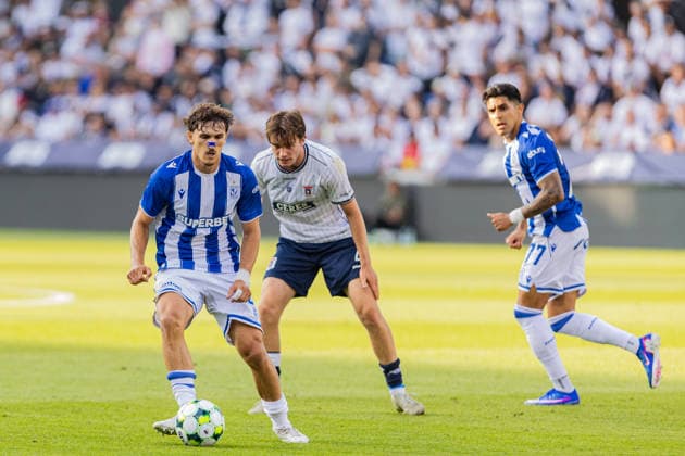 Aarhus GF v Lech Poznan, UEFA Champions League qualification, Randers, Denmark Randers, Denmark. 21st, July 2026. Pablo Rodriguez of Lech Poznan seen during the UEFA Champions League qualification match between Aarhus GF F and Lech Poznan at Randers Stadion in Randers. Denmark, Randers  Copyright: xGonzalesxPhoto RasmusxJensenx
