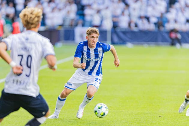 Aarhus GF v Lech Poznan, UEFA Champions League qualification, Randers, Denmark Randers, Denmark. 21st, July 2026. Wojciech Monka (27) of Lech Poznan seen during the UEFA Champions League qualification match between Aarhus GF F and Lech Poznan at Randers Stadion in Randers. Denmark, Randers  Copyright: xGonzalesxPhoto RasmusxJensenx