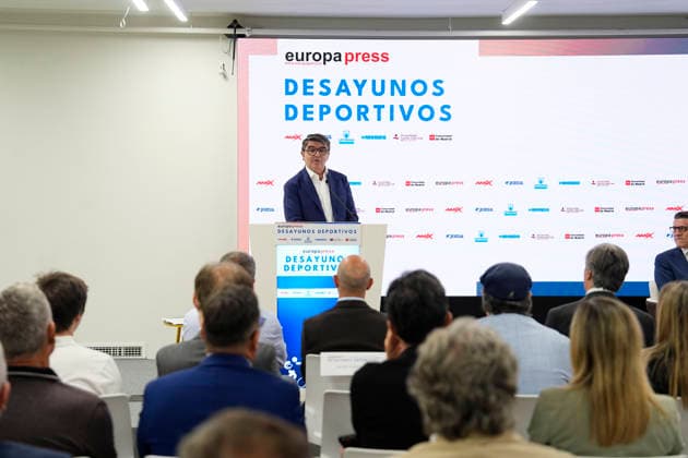 July 22, 2026, Madrid, Madrid, Spain: Luis Garcia Abad, General Manager of the Spanish F1 Grand Prix Madring, during the Desayunos Deportivos Europa Press - Madring holded at Camilo Jose Cela University on July 22, 2026 in Madrid, Spain. Madrid Spain - ZUMAa181 20260722_zaa_a181_005 Copyright: xOscarxJ.xBarrosox