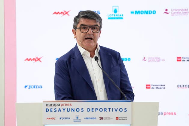 July 22, 2026, Madrid, Madrid, Spain: Luis Garcia Abad, General Manager of the Spanish F1 Grand Prix Madring, during the Desayunos Deportivos Europa Press - Madring holded at Camilo Jose Cela University on July 22, 2026 in Madrid, Spain. Madrid Spain - ZUMAa181 20260722_zaa_a181_007 Copyright: xOscarxJ.xBarrosox