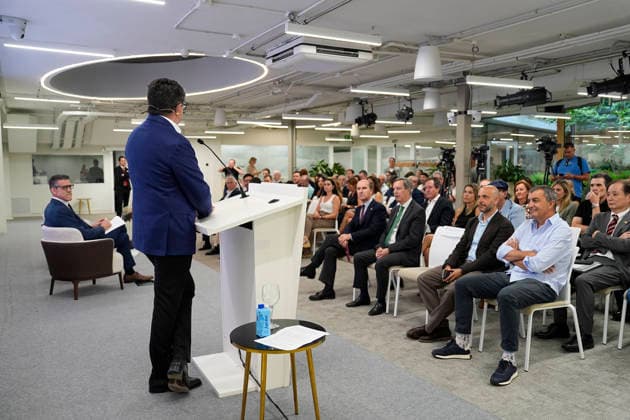 July 22, 2026, Madrid, Madrid, Spain: Luis Garcia Abad, General Manager of the Spanish F1 Grand Prix Madring, during the Desayunos Deportivos Europa Press - Madring holded at Camilo Jose Cela University on July 22, 2026 in Madrid, Spain. Madrid Spain - ZUMAa181 20260722_zaa_a181_010 Copyright: xOscarxJ.xBarrosox