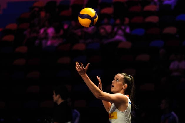 Italy v Netherlands - 2026 FIVB Volleyball Women s Nations League MACAU, CHINA - JULY 22: Players of Netherlands warm up before the quarter-final match between Italy and Netherlands in the 2026 FIVB Volleyball Women s Nations League (VNL) at East Asian Games Dome on July 22, 2026 in Macao Special Administrative Region, China. Dilara Irem Sancar Anadolu Macau China. Editorial use only. Please get in touch for any other usage.  Copyright: x2026xAnadoluxDilaraxIremxSancarx
