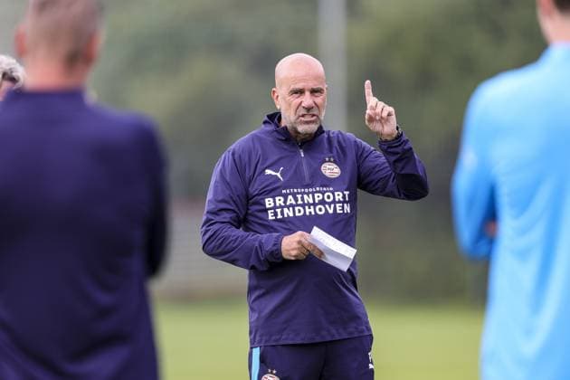MARIENFELD , 22-07-2026 , trainingsfield Hotel-Residence Klosterpforte , season 2026 2027 , Dutch pre-season football , training PSV , picture shows PSV trainer coach Peter Bosz PSV training camp 22-07-2026  x205149138x Copyright: