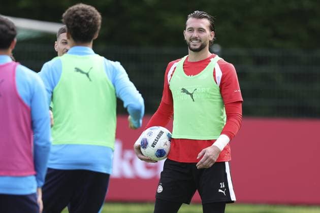 MARIENFELD , 22-07-2026 , trainingsfield Hotel-Residence Klosterpforte , season 2026 2027 , Dutch pre-season football , training PSV , picture shows PSV Goalkeeper Joel Drommel PSV training camp 22-07-2026  x205149392x Copyright: