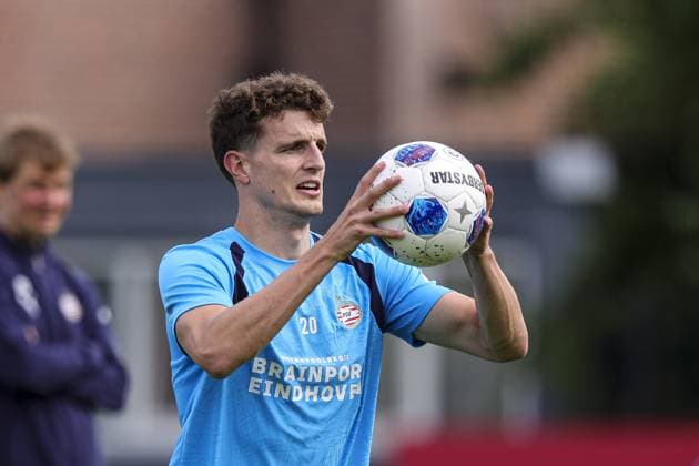 MARIENFELD , 22-07-2026 , trainingsfield Hotel-Residence Klosterpforte , season 2026 2027 , Dutch pre-season football , training PSV , picture shows PSV Player Guus Til PSV training camp 22-07-2026  x205149423x Copyright: