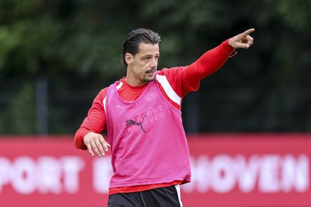 MARIENFELD , 22-07-2026 , trainingsfield Hotel-Residence Klosterpforte , season 2026 2027 , Dutch pre-season football , training PSV , picture shows PSV Goalkeeper Nick Olij PSV training camp 22-07-2026  x205149626x Copyright: