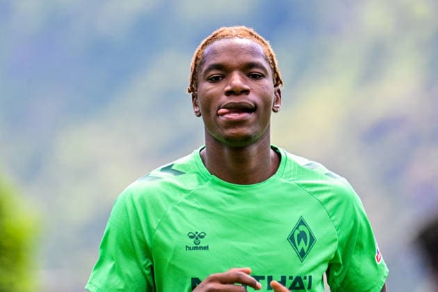 22.07.2026, AUT, Fußball, Herren, 1. Bundesliga, Trainingslager, Saison 2026 2027, Zell am Ziller, SV Werder Bremen Skelly Alvero (Werder Bremen, 28) Zell am Ziller Parkstadion Tirol Österreich *** July 22, 2026, Austria, Soccer, Men s, 1. Bundesliga, Training Camp, 2026–2027 Season, Zell am Ziller, SV Werder Bremen, Skelly Alvero, Werder Bremen, 28, Zell am Ziller Parkstadion, Tyrol, Austria Copyright: xNordphotox xHafnerx