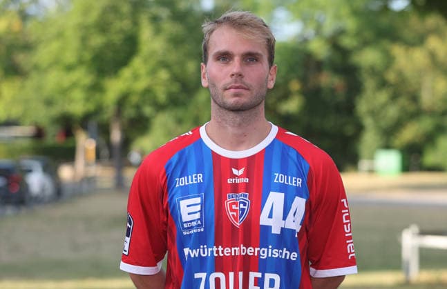 BAU Stuttgart , Mathias Larson; SG BBM Bietigheim ; 1.BL Herren, Porträttermin 2026 2027, *** BAU Stuttgart, Mathias Larson, SG BBM Bietigheim 1, Men s First Division, Photo Shoot 2026–2027,