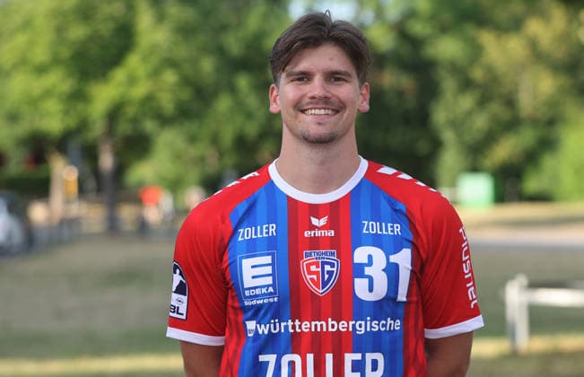BAU Stuttgart , Alexander Pfeifer; SG BBM Bietigheim ; 1.BL Herren, Porträttermin 2026 2027, *** BAU Stuttgart, Alexander Pfeifer, SG BBM Bietigheim, Men s First Division, Photo Shoot 2026–2027,