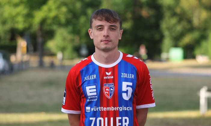 BAU Stuttgart , Nico Bacani ; SG BBM Bietigheim ; 1.BL Herren, Porträttermin 2026 2027, *** BAU Stuttgart, Nico Bacani, SG BBM Bietigheim, Men s First Division, Profile Session 2026–2027,