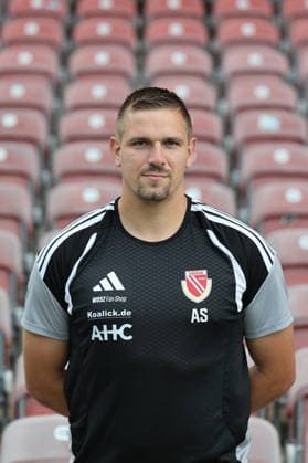 Alexander Sebald (Tormarttrainer); FC Energie Cottbus; 2.Liga, Porträttermin 2026 2027 Fussball 2. Liga 2026 2027 Offizieller Portraitermin FC Energie Cottbus *** Alexander Sebald, Goalkeeper Coach for FC Energie Cottbus (2. Bundesliga), Portrait Session 2026–2027, Soccer (2. Bundesliga) 2026–2027, Official Portrait Session for FC Energie Cottbus