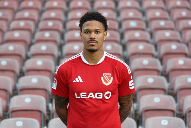 Justin Butler; FC Energie Cottbus; 2.Liga, Porträttermin 2026 2027 Fussball 2. Liga 2026 2027 Offizieller Portraitermin FC Energie Cottbus *** Justin Butler, FC Energie Cottbus, 2. Bundesliga, Official Photo Shoot 2026–2027, Soccer, 2. Bundesliga 2026–2027, Official Photo Shoot for FC Energie Cottbus