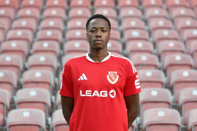 King Manu; FC Energie Cottbus; 2.Liga, Porträttermin 2026 2027 Fussball 2. Liga 2026 2027 Offizieller Portraitermin FC Energie Cottbus *** King Manu FC Energie Cottbus 2. Bundesliga, Official Photo Session 2026–2027 Soccer 2. Bundesliga 2026–2027 Official Photo Session FC Energie Cottbus