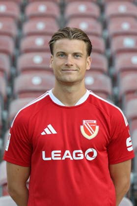 Moritz Hannemann; FC Energie Cottbus; 2.Liga, Porträttermin 2026 2027 Fussball 2. Liga 2026 2027 Offizieller Portraitermin FC Energie Cottbus *** Moritz Hannemann, FC Energie Cottbus, 2. Bundesliga, Portrait Session 2026–2027, Soccer, 2. Bundesliga 2026–2027, Official Portrait Session, FC Energie Cottbus