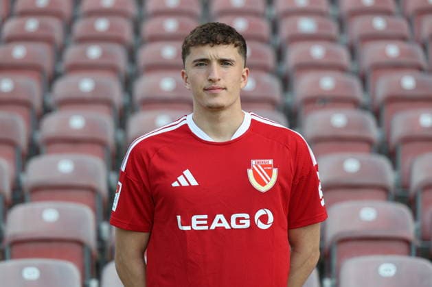 Joey Taubeneck; FC Energie Cottbus; 2.Liga, Porträttermin 2026 2027 Fussball 2. Liga 2026 2027 Offizieller Portraitermin FC Energie Cottbus *** Joey Taubeneck, FC Energie Cottbus, 2. Bundesliga, Portrait Session 2026–2027, Soccer, 2. Bundesliga 2026–2027, Official Portrait Session, FC Energie Cottbus
