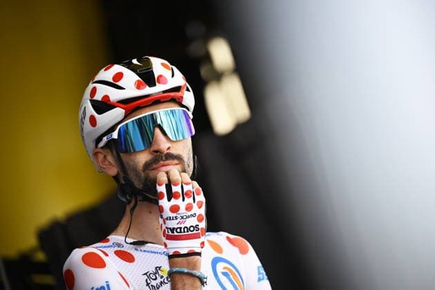 French Valentin Paret-Peintre of Soudal Quick-Step pictured before the start of stage 17 of the 2026 Tour de France cycling race, a stage of 175km from Chambery to Voiron, on Wednesday 22 July 2026. The 113th edition of the Tour de France starts on Saturday 4 July in Barcelona, Spain, and will finish in Paris, France on the 26th of July. JASPERxJACOBS  x181738921x