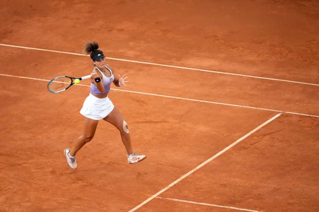 MSC Hamburg Ladies Open - Day 3 Mayar Sherif of Egypt plays during her round of 32 match against sixth seed Simona Waltert of Switzerland at the 2026 MSC Hamburg Ladies Open women s tennis tournament at Am Rothenbaum in Hamburg, Germany. Hamburg Hamburg Germany  Copyright: xOwenxHammondx originalFilename:hammond-2026msch260722_npXMw.jpg