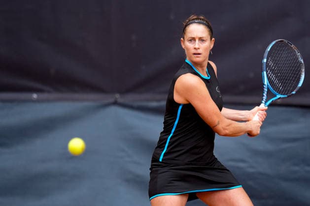 MSC Hamburg Ladies Open - Day 3 Yvonne Cavalle-Reimers of Spain plays with partner Lara Salden of Belgium during their round of 16 doubles match against Dalila Jakupovic and Nika Radisic of Slovenia at the 2026 MSC Hamburg Ladies Open Women s tennis tournament at Am Rothenbaum in Hamburg, Germany. Hamburg Hamburg Germany  Copyright: xOwenxHammondx originalFilename:hammond-2026msch260722_np0kM.jpg