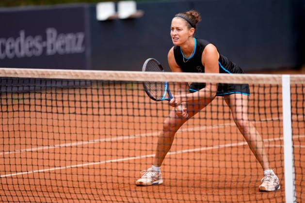 MSC Hamburg Ladies Open - Day 3 Yvonne Cavalle-Reimers of Spain plays with partner Lara Salden of Belgium during their round of 16 doubles match against Dalila Jakupovic and Nika Radisic of Slovenia at the 2026 MSC Hamburg Ladies Open Women s tennis tournament at Am Rothenbaum in Hamburg, Germany. Hamburg Hamburg Germany  Copyright: xOwenxHammondx originalFilename:hammond-2026msch260722_np0eS.jpg