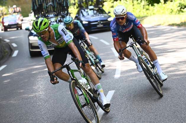 Tour de France 2026 Stage 17 VOIRON, FRANCE - JULY 22 : Dillier Silvan (SUI) of Alpecin - Premier Tech during stage 17 of the 113rd edition of Tour de France an UCI World Tour 2.UWT cycling road race stage for Men Elite of 175 km with start in Chambery and finish in Voiron on July 22, 2026 in Voiron, France, 22 07 2026 ( Motordriver Kurt Vandenborre - Voiron France  Copyright: xGvgx