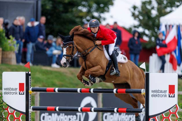 HAGEN a.T.W. - FEI Jumping European Championship, EM, Europameisterschaft Children, Juniors and Young Rider 2026, HAGEN a.T.W. - FEI Jumping European Championship Children, Juniors and Young Rider 2026 MERSCHFORMANN Malte (GER), Blue Water CH-EU-J-S - JUNIORS 1ST COMPETITION Teams & Individuals Hagen a.T.W., Reitanlage Haunhorst 22. July 2026 - *** HAGEN a T W FEI Jumping European Championship for Children, Juniors, and Young Riders 2026, HAGEN a T W FEI Jumping European Championship for Children, Juniors, and Young Riders 2026 MERSCHFORMANN Malte GER, Blue Water CH EU J S JUNIORS 1ST COMPETITION Teams Individuals Hagen a T W, Haunhorst Equestrian Center, July 22, 2026