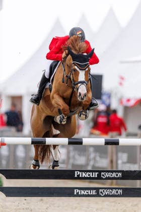 HAGEN a.T.W. - FEI Jumping European Championship, EM, Europameisterschaft Children, Juniors and Young Rider 2026, HAGEN a.T.W. - FEI Jumping European Championship Children, Juniors and Young Rider 2026 MERSCHFORMANN Malte (GER), Blue Water CH-EU-J-S - JUNIORS 1ST COMPETITION Teams & Individuals Hagen a.T.W., Reitanlage Haunhorst 22. July 2026 - *** HAGEN a T W FEI Jumping European Championship for Children, Juniors, and Young Riders 2026, HAGEN a T W FEI Jumping European Championship for Children, Juniors, and Young Riders 2026 MERSCHFORMANN Malte GER, Blue Water CH EU J S JUNIORS 1ST COMPETITION Teams Individuals Hagen a T W, Haunhorst Equestrian Center, July 22, 2026