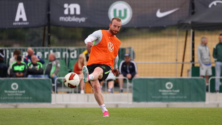 VfL Trainingslager, Weimarer Land Blankenhain, 22.07.2026, Fußball, Herren, Saison 2026 2027, 2. BL, VfL Wolfsburg, Sommer-Trainingslager: Tag 4., Maximilian Arnold (VfL Wolfsburg) Weimarer Land, Thüringen Deutschland *** VfL Training Camp, Weimarer Land Blankenhain, July 22, 2026, Soccer, Men s, 2026–2027 Season, 2nd Bundesliga, VfL Wolfsburg, Summer Training Camp Day 4, Maximilian Arnold, VfL Wolfsburg, Weimarer Land, Thuringia, Germany