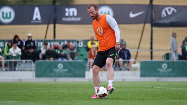 VfL Trainingslager, Weimarer Land Blankenhain, 22.07.2026, Fußball, Herren, Saison 2026 2027, 2. BL, VfL Wolfsburg, Sommer-Trainingslager: Tag 4., Maximilian Arnold (VfL Wolfsburg) Weimarer Land, Thüringen Deutschland *** VfL Training Camp, Weimarer Land Blankenhain, July 22, 2026, Soccer, Men s, 2026–2027 Season, 2nd Bundesliga, VfL Wolfsburg, Summer Training Camp Day 4, Maximilian Arnold, VfL Wolfsburg, Weimarer Land, Thuringia, Germany