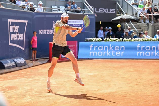 TENNIS - ATP, Tennis Herren Generali Open 2026 KITZBUEHEL,AUSTRIA,22.JUL.26 - TENNIS - ATP World Tour, Generali Open. Image shows Jurij Rodionov (AUT).  GEPAxpictures xDanielxSchoenherr