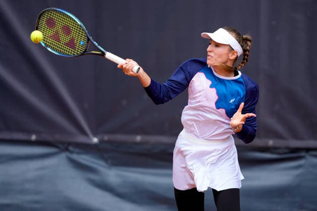 MSC Hamburg Ladies Open - Day 3 Anastasia Detiuc of the Czech Republic plays with partner Irina Khromacheva during their round of 16 doubles match against Madeleine Brooks of Great Britain and Isabelle Haverlag of the Netherlands at the 2026 MSC Hamburg Ladies Open women s tennis tournament at Am Rothenbaum in Hamburg, Germany. Hamburg Hamburg Germany  Copyright: xOwenxHammondx originalFilename:hammond-2026msch260722_npnKs.jpg