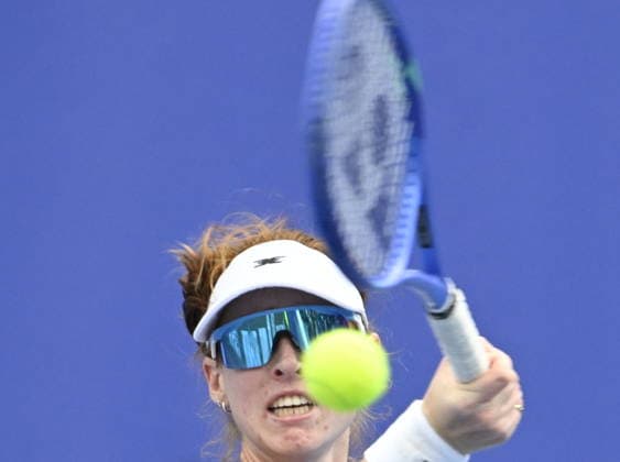Maya Joint of Australia playes against Tereza Valentova of Czech Republic during their match within the women s WTA, Tennis Damen 250 Livesport Prague Open 2026 tennis tournament in Prague, Czech Republic, on July 22, 2026. (CTKxPhoto MichalxKrumphanzl) CTKPhotoP2026072204886  CTKPhotoP2026072204886