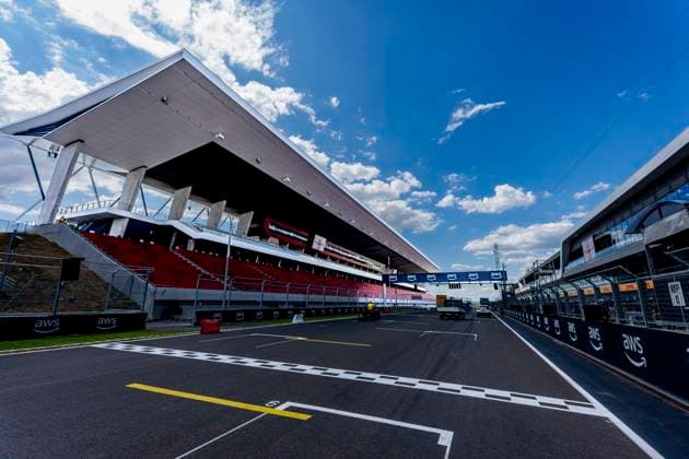 BUDAPEST - The renovated grandstand during Formula 1 Hungary at the Hungaroring circuit on July 22, 2026 in Budapest, Hungary. (Photo by DeFodi Images) - *** BUDAPEST The renovated grandstand during the Formula 1 Hungarian Grand Prix at the Hungaroring circuit on July 22, 2026, in Budapest, Hungary. Photo by DeFodi Images
