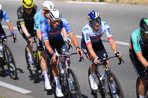 Tour de France 2026 Stage 17 VOIRON, FRANCE - JULY 22 : Van Der Poel Mathieu (NED) of Alpecin - Premier Tech during stage 17 of the 113rd edition of Tour de France an UCI World Tour 2.UWT cycling road race stage for Men Elite of 175 km with start in Chambery and finish in Voiron on July 22, 2026 in Voiron, France, 22 07 2026 ( Motordriver Kurt Vandenborre - Voiron France  Copyright: xGvgx