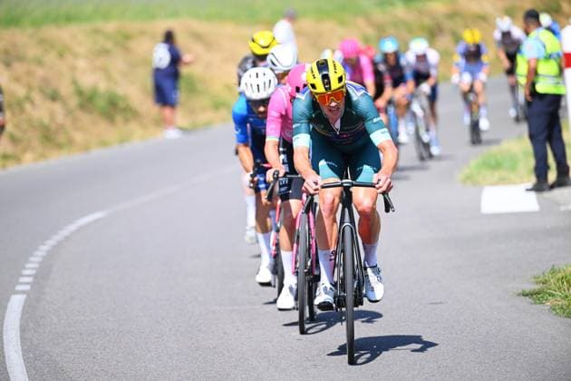 Danish Mads Pedersen of Lidl-Trek pictured in action during stage 17 of the 2026 Tour de France cycling race, a stage of 175km from Chambery to Voiron, on Wednesday 22 July 2026. The 113th edition of the Tour de France starts on Saturday 4 July in Barcelona, Spain, and will finish in Paris, France on the 26th of July. POOLxGREGORYxVANxGANSEN  x181762186x