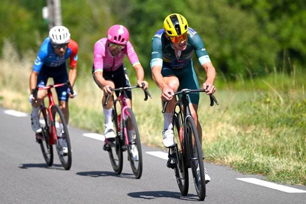 Danish Mads Pedersen of Lidl-Trek pictured in action during stage 17 of the 2026 Tour de France cycling race, a stage of 175km from Chambery to Voiron, on Wednesday 22 July 2026. The 113th edition of the Tour de France starts on Saturday 4 July in Barcelona, Spain, and will finish in Paris, France on the 26th of July. POOLxGREGORYxVANxGANSEN  x181763349x