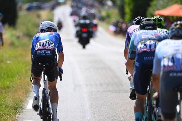 Tour de France 2026 Stage 17 VOIRON, FRANCE - JULY 22 : Philipsen Jasper (BEL) of Alpecin - Premier Tech during stage 17 of the 113rd edition of Tour de France an UCI World Tour 2.UWT cycling road race stage for Men Elite of 175 km with start in Chambery and finish in Voiron on July 22, 2026 in Voiron, France, 22 07 2026 ( Motordriver Kurt Vandenborre - Voiron France  Copyright: xGvgx