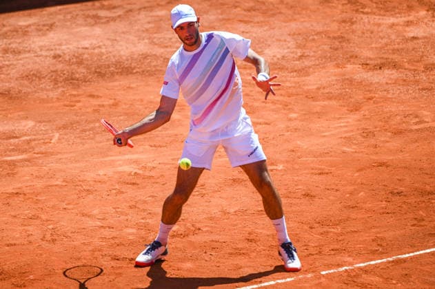 July 22, 2026, Lisbon, Lisbon, Portugal: NUNO BORGES in action during the Round of 16 at the Millennium Estoril Open ATP, Tennis Herren tennis tournament at Clube de Tenis do Estoril. Lisbon Portugal - ZUMAr238 20260722_zip_r238_034 Copyright: xRicardoxRochax