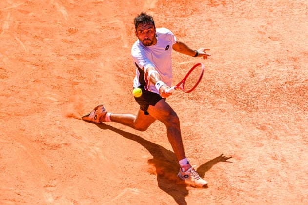 July 22, 2026, Lisbon, Lisbon, Portugal: ROMAN ANDRES BURRUCHAGA in action during the Round of 16 at the Millennium Estoril Open ATP, Tennis Herren tennis tournament at Clube de Tenis do Estoril. Lisbon Portugal - ZUMAr238 20260722_zip_r238_036 Copyright: xRicardoxRochax