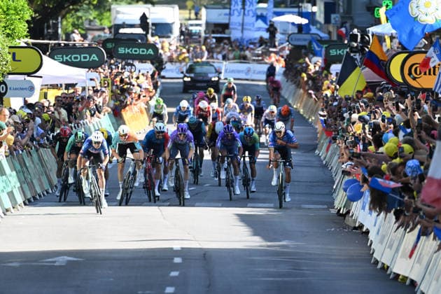 22-07-2026 Tour De France; Tappa 17 Chambery - Voiron; 2026, Alpecin - Premier Tech; Philipsen, Jasper; Van Der Poel, Mathieu; Voiron; 