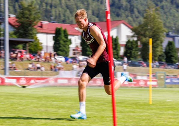 22.07.2026 - Fussball - 2. Fussball-Bundesliga - Saison 2026 2027 - 1. FC Nürnberg FCN Club - Trainingslager Sommer Sommertrainingslager Gais - Bruneck - Südtirol - Zink DaMa - xdaxmax - Eric Porstner (41, 1. FC Nürnberg FCN ) mit Sprinteinheit *** July 22, 2026 Soccer 2 Soccer Bundesliga 2026–2027 Season 1 FC Nuremberg (FCN) Club Summer Training Camp Summer Training Camp in Gais, Brunico, South Tyrol Zink DaMa xdaxmax Eric Porstner 41, 1 FC Nuremberg (FCN) with a sprint session