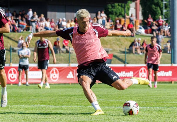 22.07.2026 - Fussball - 2. Fussball-Bundesliga - Saison 2026 2027 - 1. FC Nürnberg FCN Club - Trainingslager Sommer Sommertrainingslager Gais - Bruneck - Südtirol - Zink DaMa - xdaxmax - Sigurd Haugen ( 9, 1. FC Nürnberg FCN ) *** July 22, 2026 Soccer 2 Bundesliga 2026–2027 Season 1 FC Nuremberg (FCN) Club Summer Training Camp Summer Training Camp in Gais, Brunico, South Tyrol Zink DaMa xdaxmax Sigurd Haugen 9, 1 FC Nuremberg FCN
