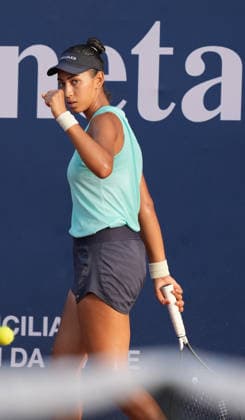 37th WTA, Tennis Damen Palermo Ladies Open 2026 Yasmine Kabbaj of Morocco plays during the 37th Palermo Ladies Open WTA 125 in Palermo, Italy, on July 22, 2026. Palermo Italy  Copyright: xGabrielexMaricchiolox originalFilename:maricchiolo-37thwtap260722_npDR5.jpg