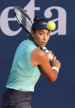 37th WTA, Tennis Damen Palermo Ladies Open 2026 Yasmine Kabbaj of Morocco plays during the 37th Palermo Ladies Open WTA 125 in Palermo, Italy, on July 22, 2026. Palermo Italy  Copyright: xGabrielexMaricchiolox originalFilename:maricchiolo-37thwtap260722_nprNG.jpg
