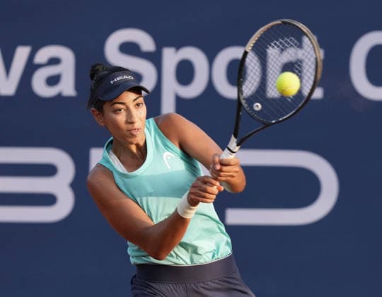 37th WTA, Tennis Damen Palermo Ladies Open 2026 Yasmine Kabbaj of Morocco plays during the 37th Palermo Ladies Open WTA 125 in Palermo, Italy, on July 22, 2026. Palermo Italy  Copyright: xGabrielexMaricchiolox originalFilename:maricchiolo-37thwtap260722_npXpf.jpg
