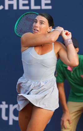 37th WTA, Tennis Damen Palermo Ladies Open 2026 Ekaterina Gorgodze of Georgia plays during the 37th Palermo Ladies Open WTA 125 in Palermo, Italy, on July 22, 2026. Palermo Italy  Copyright: xGabrielexMaricchiolox originalFilename:maricchiolo-37thwtap260722_npH91.jpg