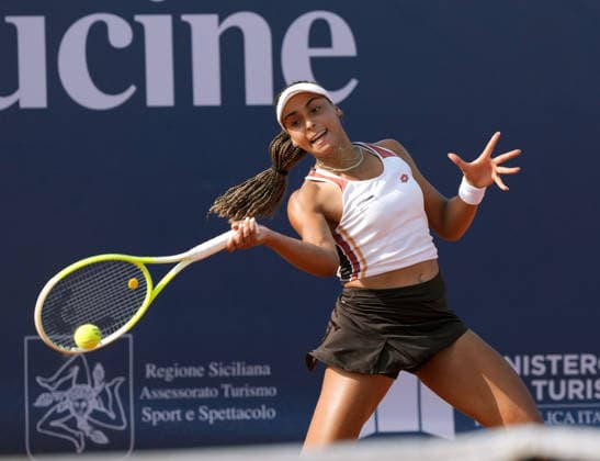 37th WTA, Tennis Damen Palermo Ladies Open 2026 Jennifer Ruggeri of Italy plays during the 37th Palermo Ladies Open WTA 125 in Palermo, Italy, on July 22, 2026. Palermo Italy  Copyright: xGabrielexMaricchiolox originalFilename:maricchiolo-37thwtap260722_nprh7.jpg